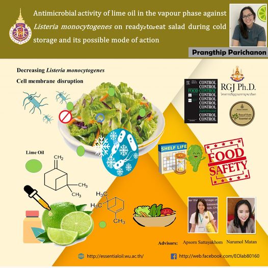 งานวิจัยบรรจุภัณฑ์สลัดผักที่ใช้น้ำมันหอมระเหย