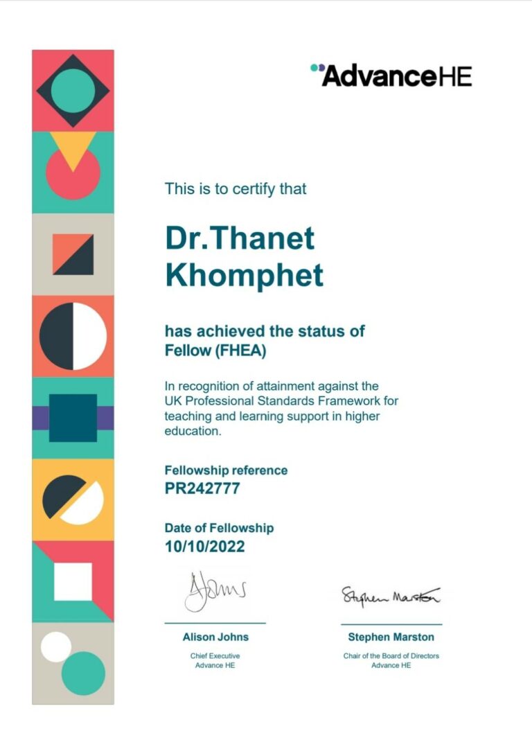 UKPSF ระดับ Fellow (FHEA)