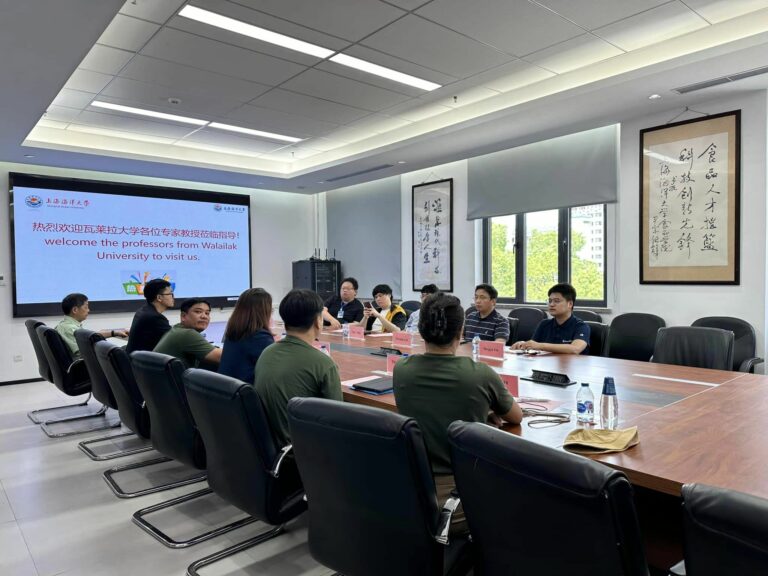 เจรจาความร่วมมือทางวิชาการกับต่างประเทศ