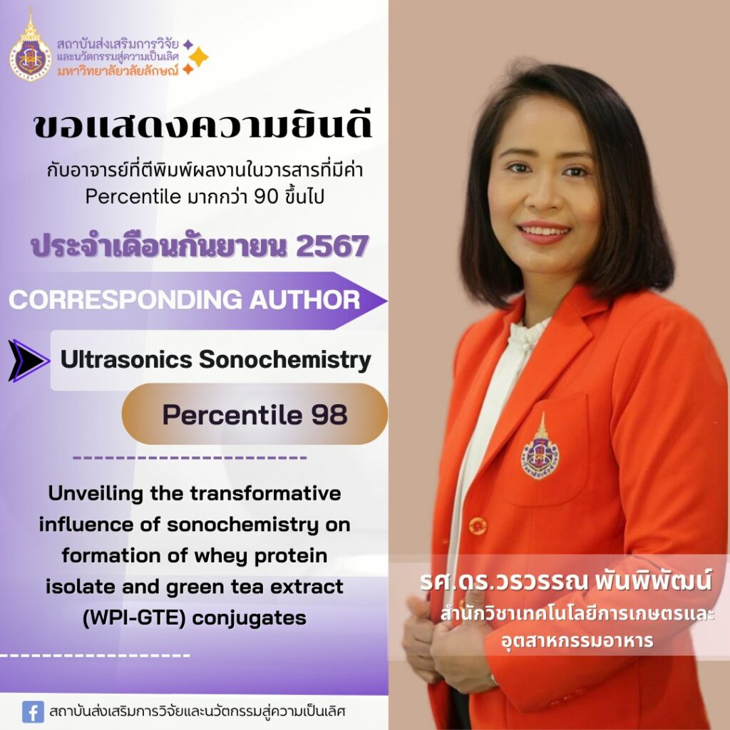 งานวิจัยของอาจารย์