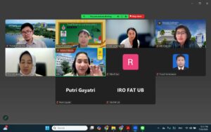 held a Zoom meeting with Universitas Brawijaya