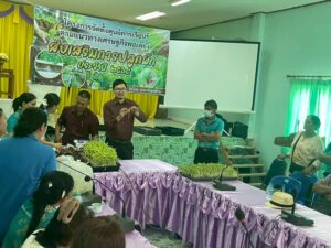 ลงพื้นที่บริการวิชาการ “ส่งเสริมการปลูกผัก”